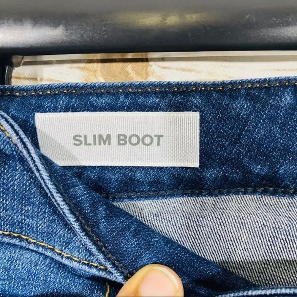 Torrid women’s first at fit slim boot blue jeans size 12R
